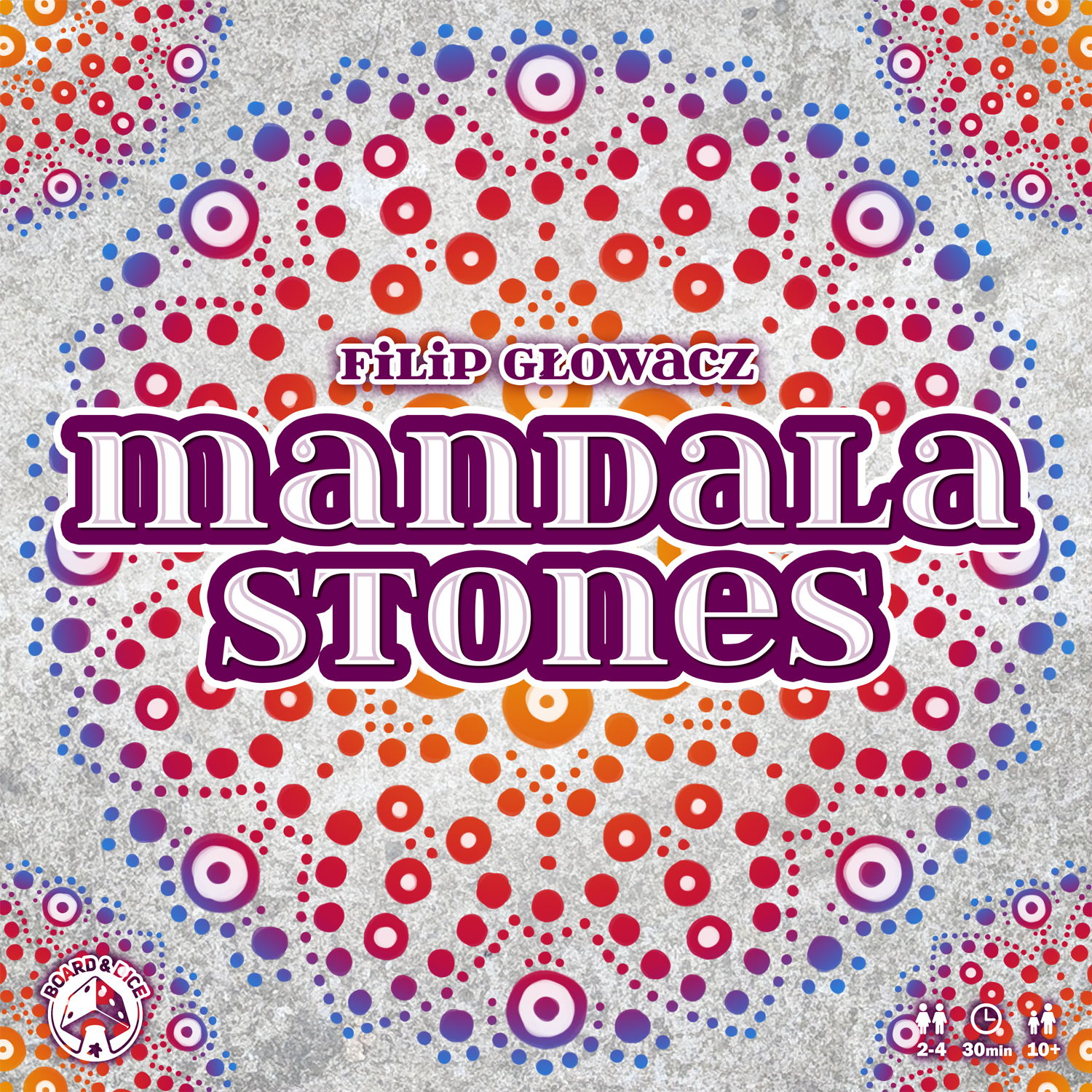 Mandala Stones Board Dice